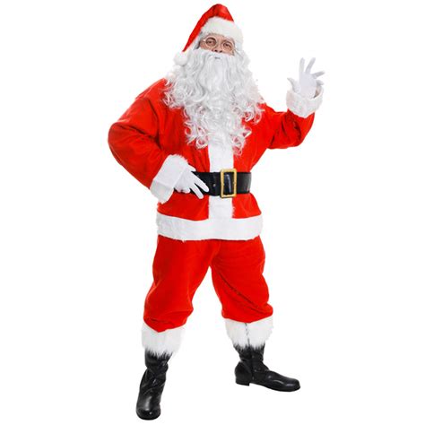 Buy Father Christmas 10 Piece Costume (Adults) | Party Chest