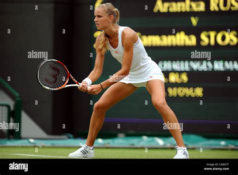 ARANTXA RUS NETHERLANDS THE ALL ENGLAND TENNIS CLUB WIMBLEDON LONDON ENGLAND 27 June 2012 Stock ...