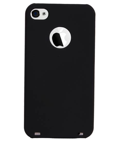 RDcase Back Cover For Apple iPhone 4G-4-4S - Black - Plain Back Covers Online at Low Prices ...