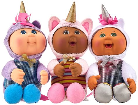 Buy Cabbage Patch Kids Cuties, Fantasy Friends, 9" 3-Pack - Realistic CPK Babies Dressed as ...