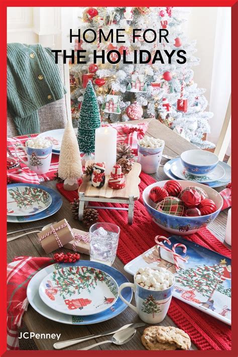 Christmas Décor & Holiday Decorations | JCPenney | Holiday season christmas, Holiday table ...