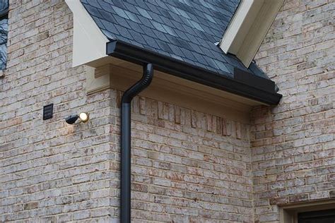 78 Best images about Black Gutters on Pinterest | James hardie, Painted bricks and Door paint colors