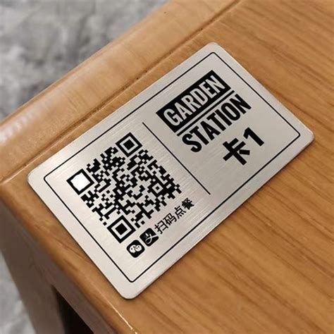 QR Menu Metal Display (Custom) – WeMake Singapore