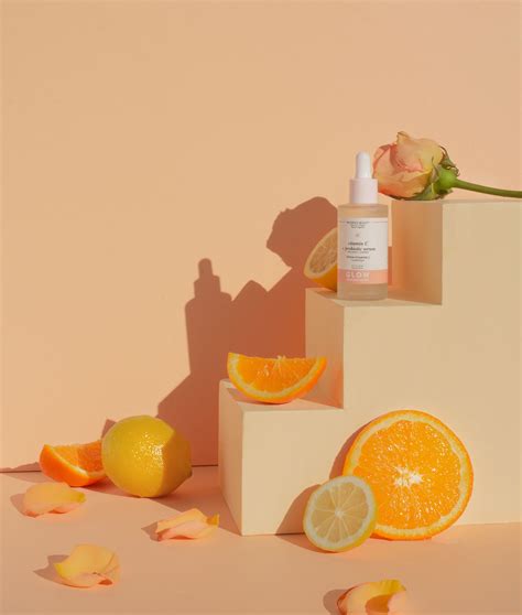 Skincare Product Photography-Vitamin C Serum in 2021 | Creative photoshoot ideas, Minimalist ...