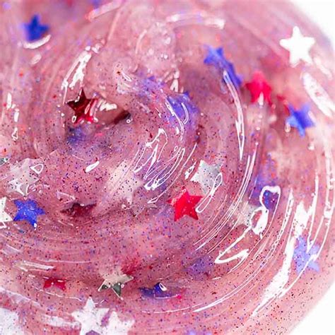 4th of July slime - easy red white and blue patriotic slime