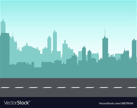 Graphic of a cityscape Royalty Free Vector Image