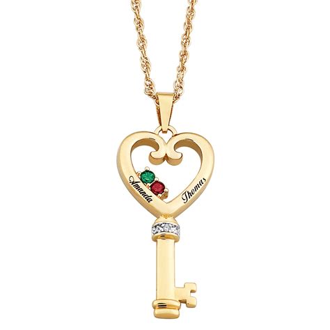 Key To My Heart Necklace, Key To My Heart Pendant - Valentines Gifts 2019