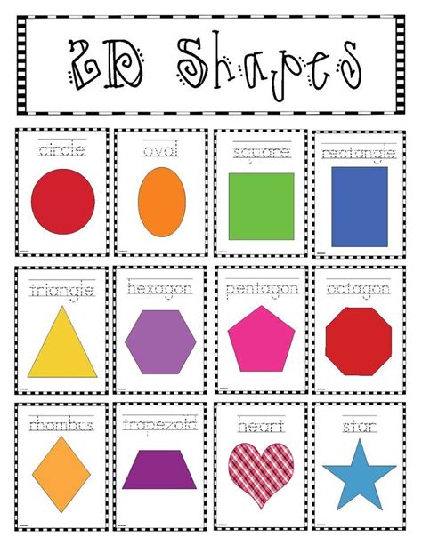 Shapes Poster Printable