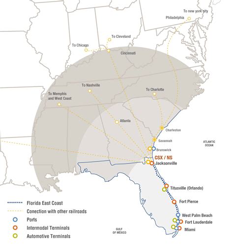 Map Of Florida Railroads - Alvina Margalit