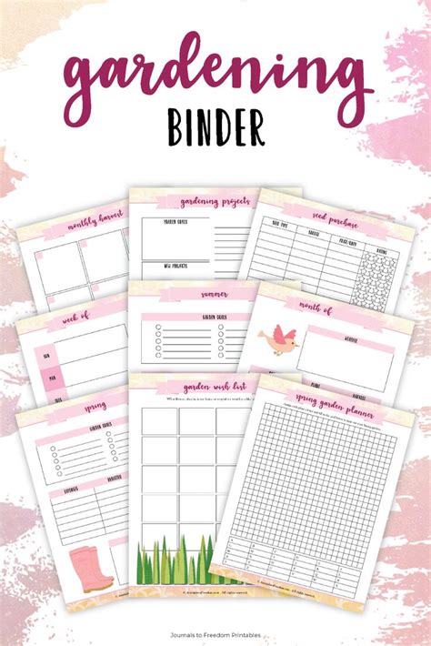 Garden Planner Template Pdf