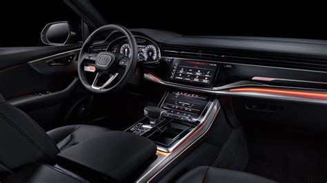 Audi Q8 55 TFSI quattro S line 2019 5K Interior Wallpaper | HD Car Wallpapers | ID #13058