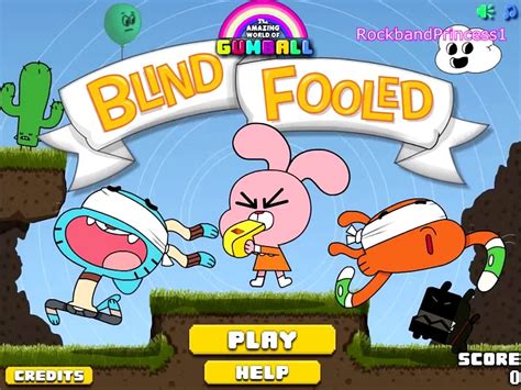 Cartoon Network's The Amazing World Of Gumball Blind Fooled Online Game Gumball Games - video ...