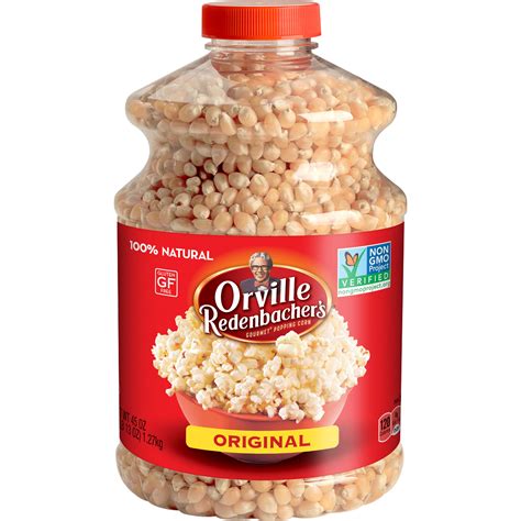 Orville Redenbacher's Original Gourmet Yellow Popcorn Kernels, 45 Ounce ...