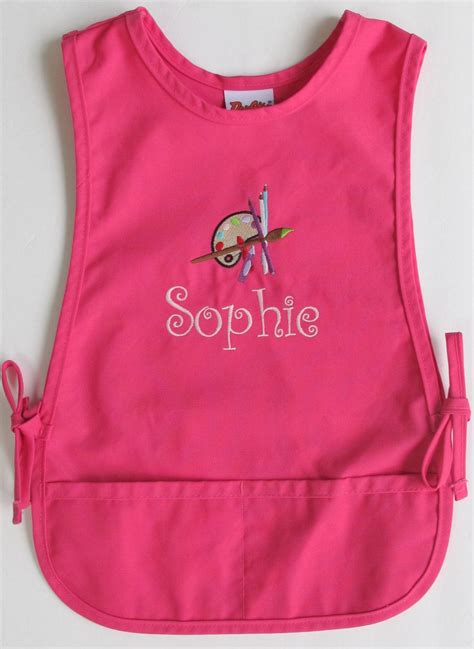 Personalized Kids Smock Monogrammed Childs Art Apron Paint - Etsy Canada | Kids smock ...