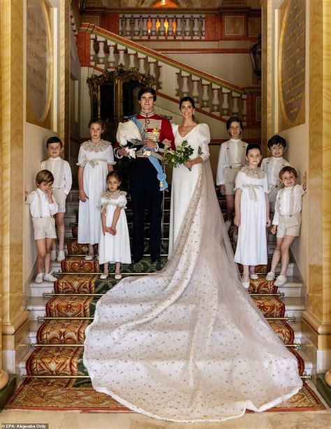 Spanish society wedding between Belén Corsini and the Count of Osorno | Royal wedding gowns ...