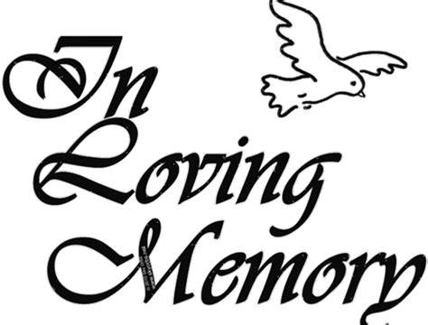 Funeral Clipart In Memory - Dove - Png Download - Full Size Clipart ...