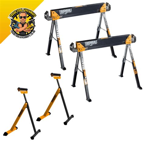 Toughbuilt Saw Horses & Roller Stands - Trade Tool Giveaways