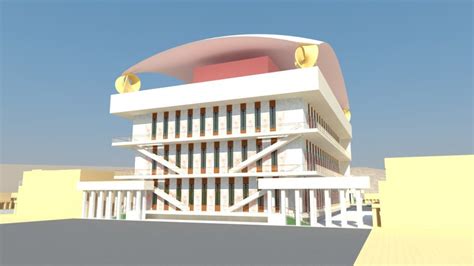 Pictures p.1 - 3D model of the Third Temple.