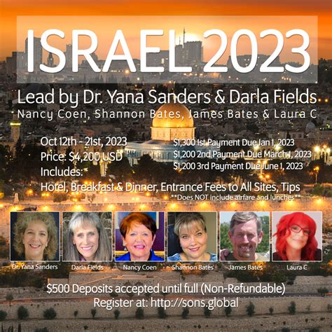 Israel Tour 2023 – Global Sons – Global Ascension Network