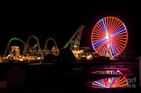 Boardwalk Night Photograph by Greg Graham - Fine Art America