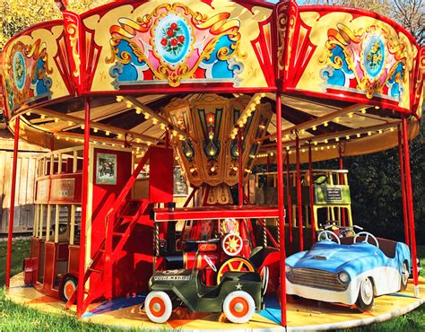 1940s English Auto Carousel – SOLD | AntiqueCarousels.com