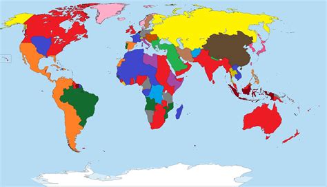 So I made this map of the historical colonial empires. There are only ...