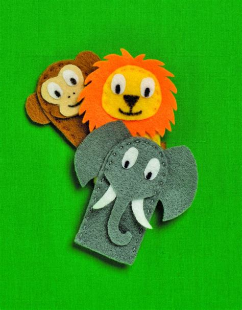 How to make Zoo Animal Finger Puppets - In The Playroom