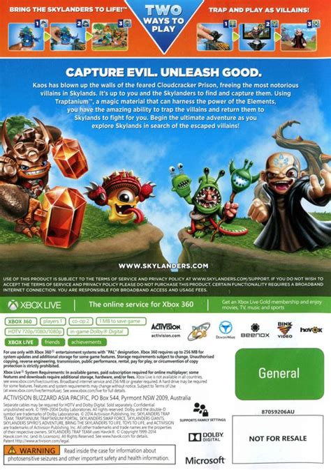 Skylanders: Trap Team (2014) Xbox 360 box cover art - MobyGames