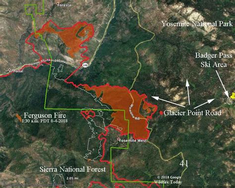 Yosemite Fire Map Today - Oconto County Plat Map