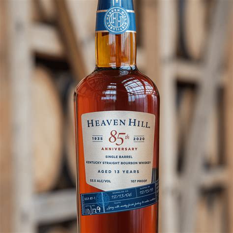 Columbus Bourbon: Heaven Hill Introduces 85th Anniversary 13-Year-Old Single Barrel Kentucky ...