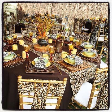 Animal Print Wedding Decor - jenniemarieweddings