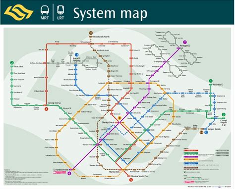 SIN MRT map | DreamTravelOnPoints