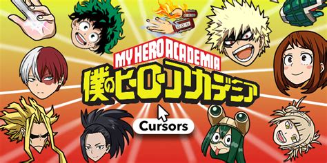 My Hero Academia Cursors Collection - MHA Anime - Sweezy Cursors