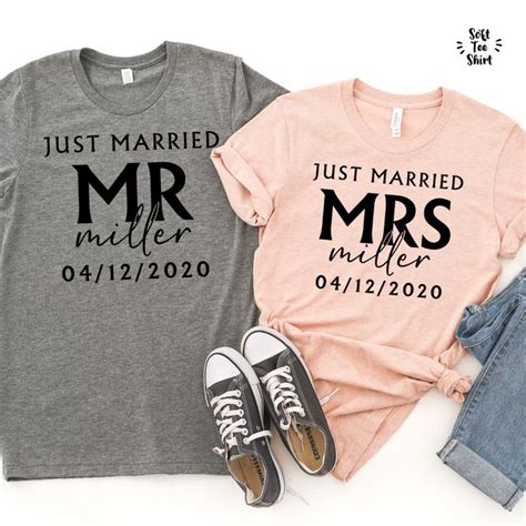 Mr and Mrs Shirts, Just Married Shirt, Honeymoon Shirt, Matching Couple Outfit, Mr and Mrs Shirt ...