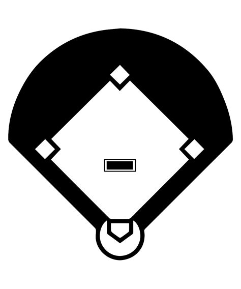 baseball diamond SVG - Free baseball diamond SVG Download - svg art