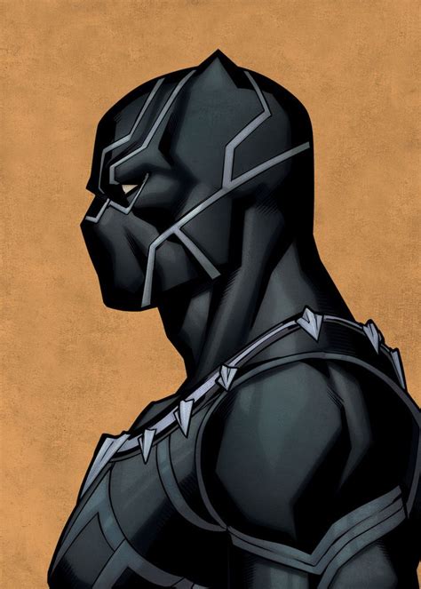 'Black Panther' Poster, picture, metal print, paint by Marvel ...