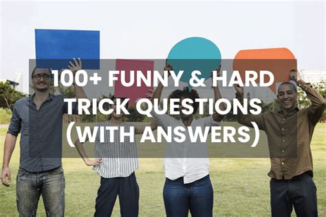 135 Funny Mind Trick Questions with Answers For Brain Workout