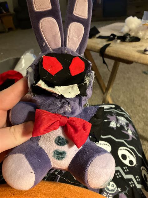 Withered Bonnie custom plush : r/fnafplush