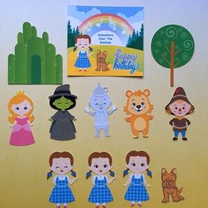 Wizard of Oz Cupcake Toppers, Wizard of Oz Theme, Wizard of Oz Cake ...