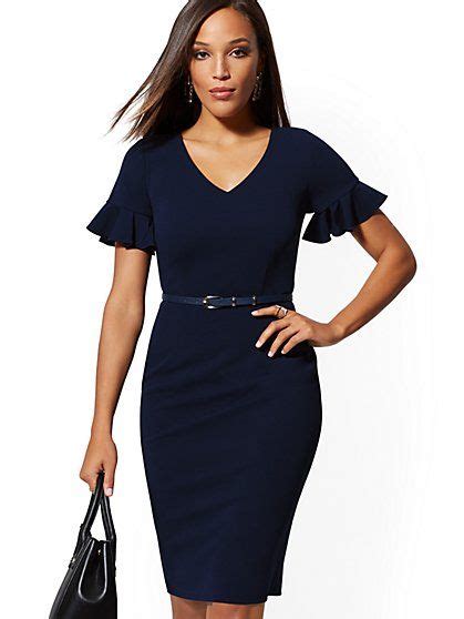 Dresses for Women | New York & Company Spring Business Casual, Spring Casual, Sheath Dress ...