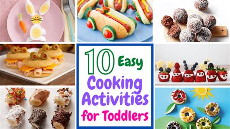 10 Easy Cooking Activities for Toddlers | KiDorzo