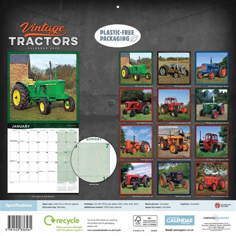 Vintage Tractor Events 2024 Calendar - Junia Nicoli