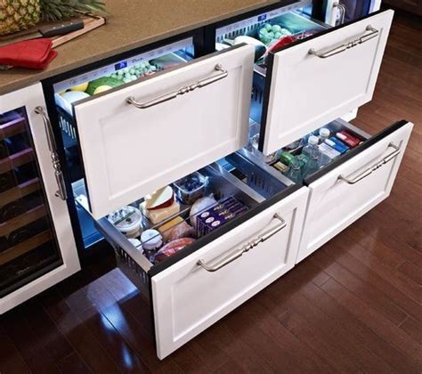 pull out fridge drawers for produce and drinks | 1000 in 2020 | Kitchen appliances design ...