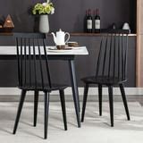 Duhome Dining Chairs Set of 4 Wood Dining Room Chair Spindle Chair for Kitchen, Windsor Chair ...