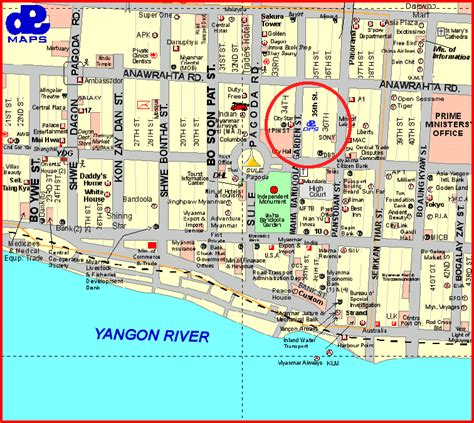 Yangon Map