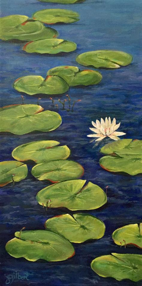 “Lily Pads” | Landscape | Acrylic Painting | Indianapolis Art Center Market