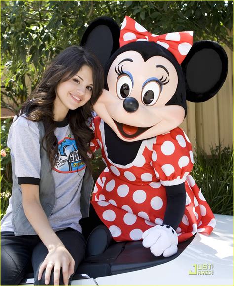 Selena Gomez and Mickey Mouse Hug It Out: Photo 1103731 | Photos | Just ...