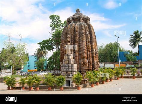 Ancient stone Lingaraja Temple of Lord Shiva built in 11th century CE ...