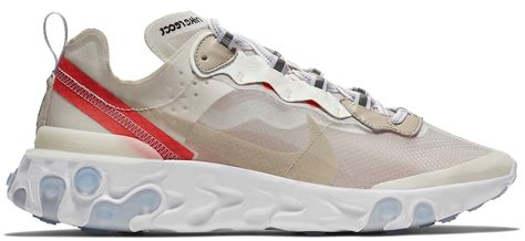 Nike React Element 87 Sail Light Bone