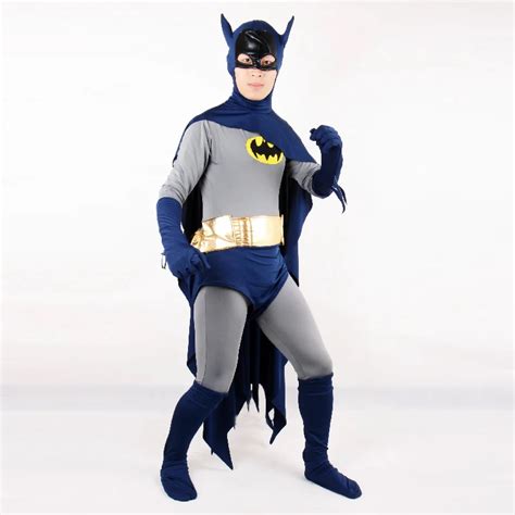 TV classic 1966 series grand heritage cosplay batman costume adult full ...